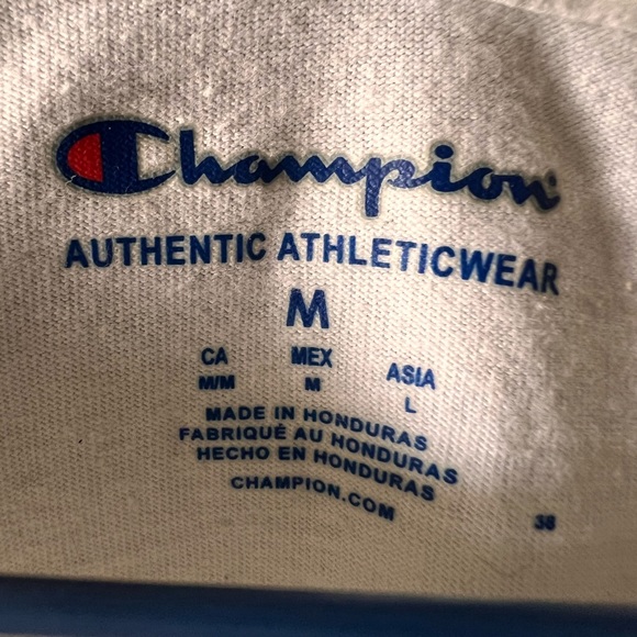 Champion Heritage Script White T-Shirt - Picture 2 of 2